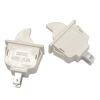 White plastic switch household wall switch panel, type 86 single control concealed installation Specification image